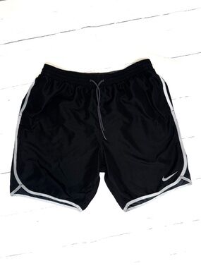 Nike Black Athletic Swim Trunks